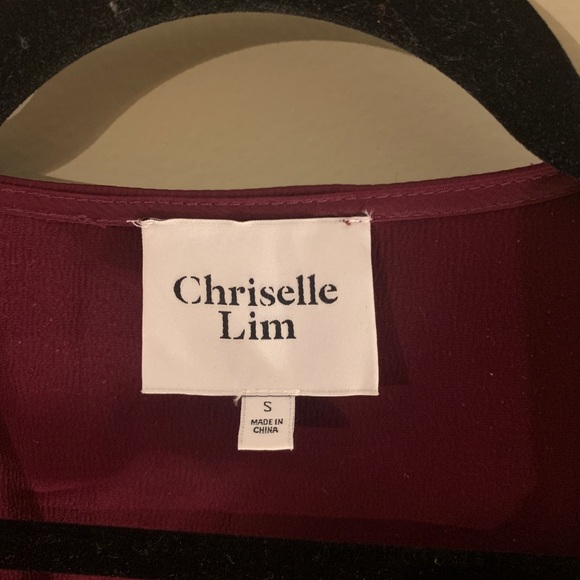 Chriselle Lim Silk Tie Front Blouse - Picture 3 of 4